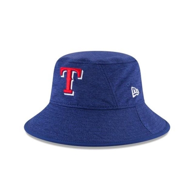 Texas Rangers Gorra | New Era MLB Shadowed Stretch Bucket Hat Mexico - Azules